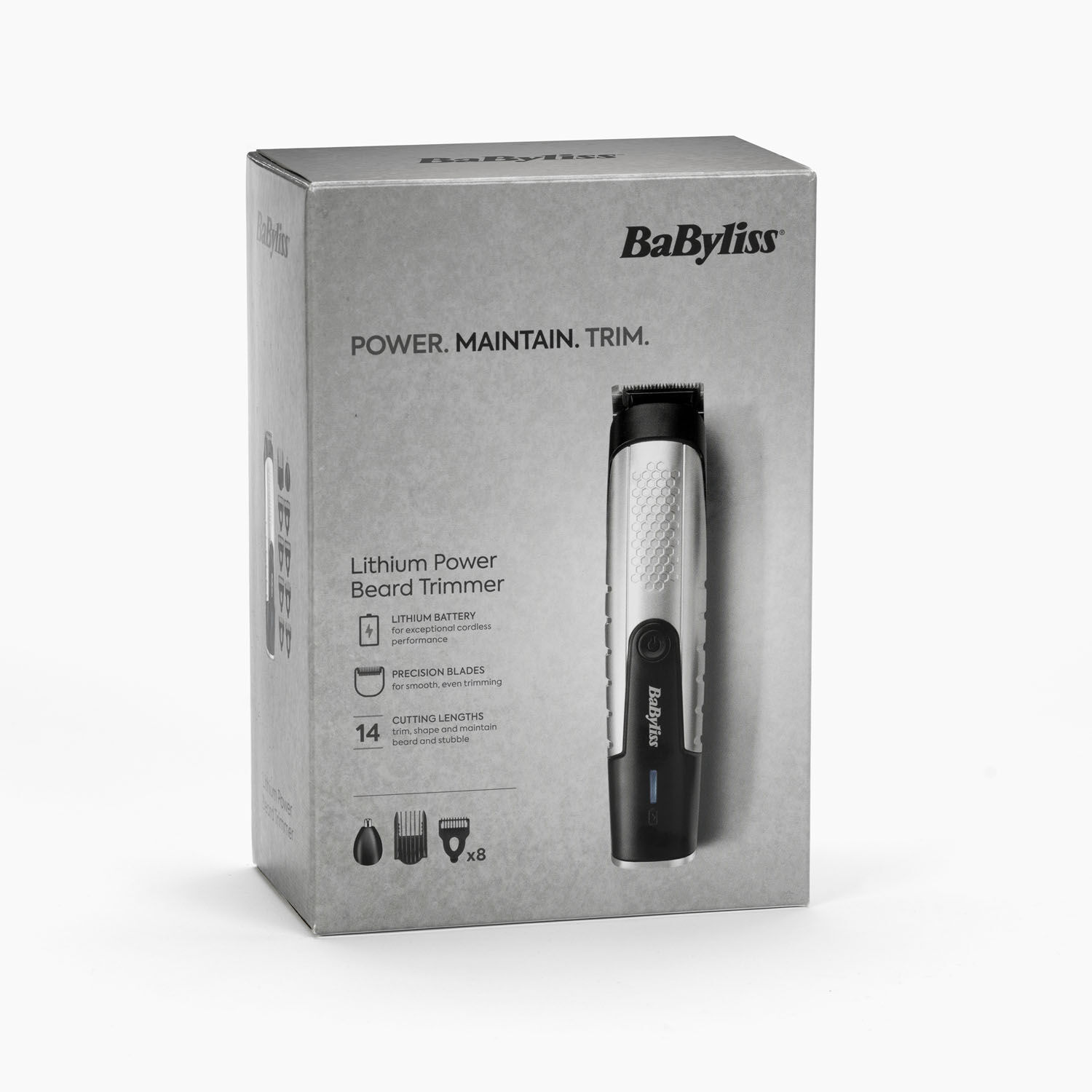 Lithium Power Beard Trimmer Packaging